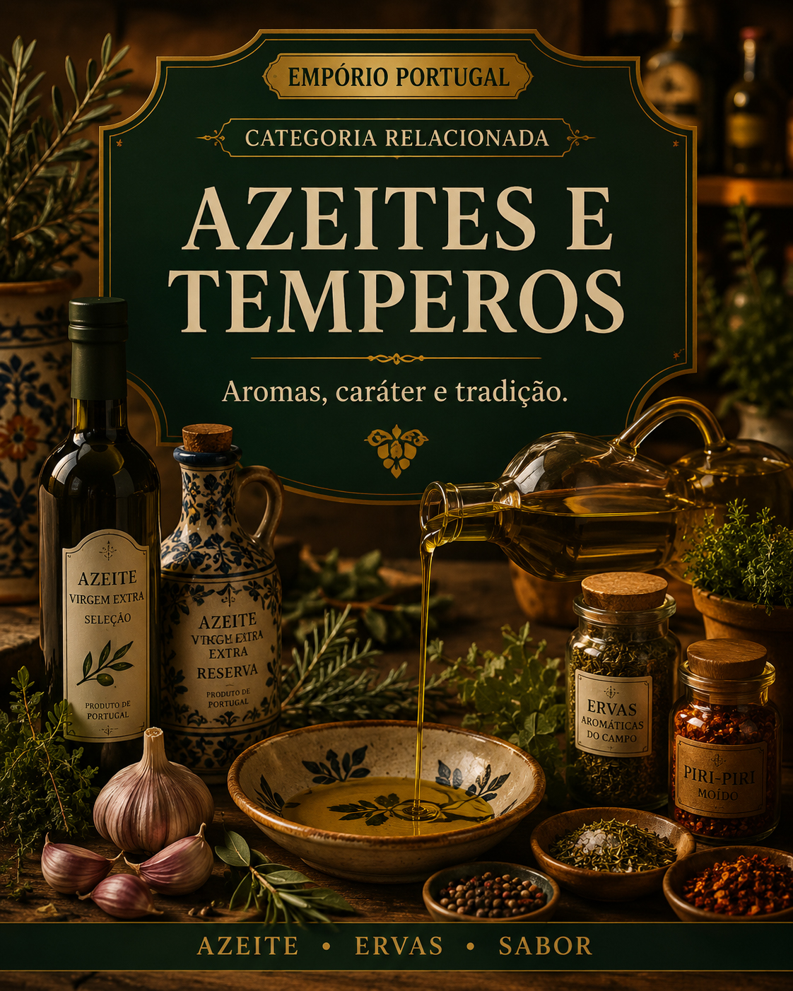 Azeites e temperos portugueses — categoria relacionada