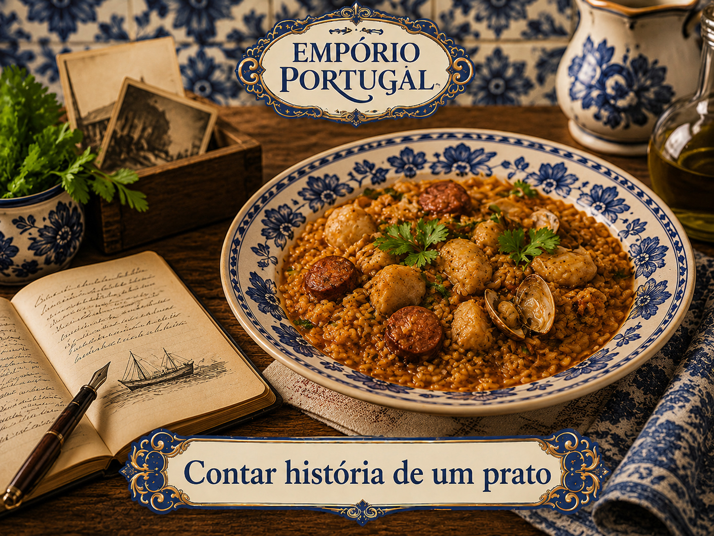 Contar a história de um prato português