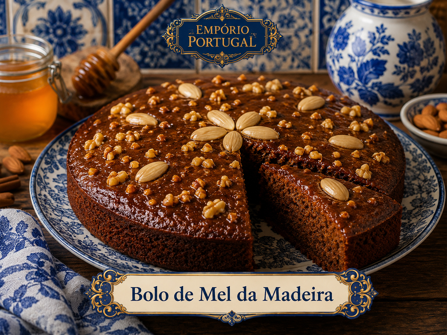 Foto de Bolo de mel da Madeira - doce portugues tradicional